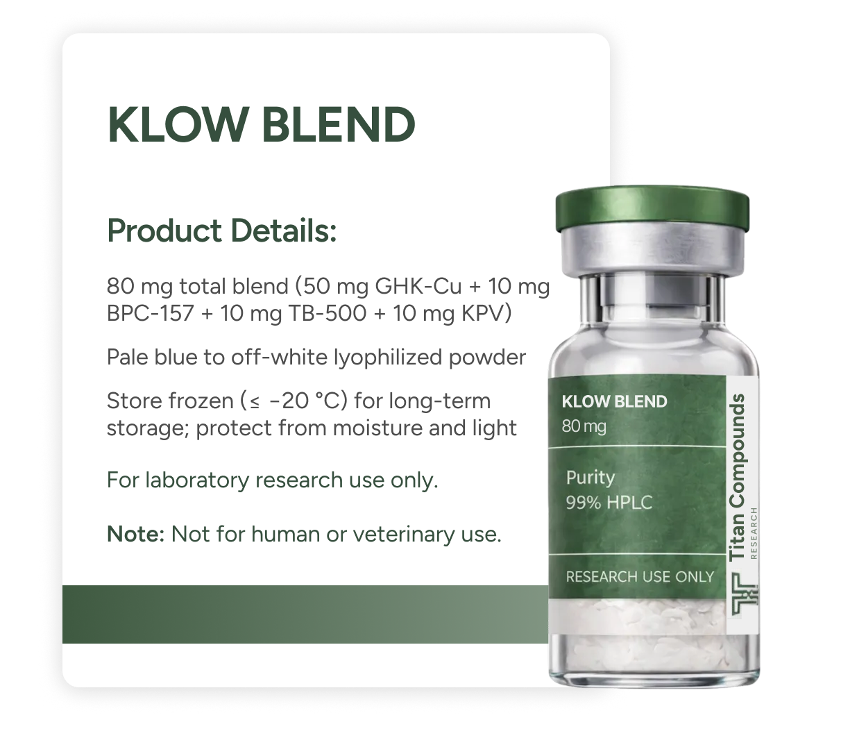 KLOW BLEND peptide
