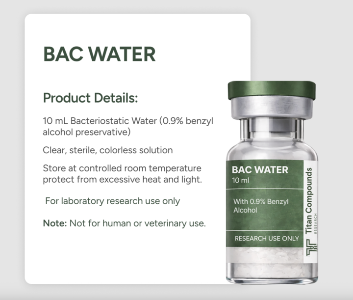 bac water 10 ml